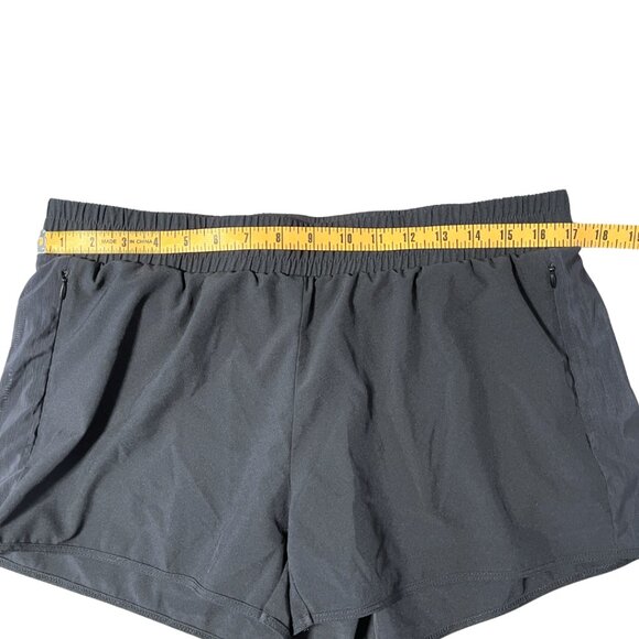 Fabletics Running Shorts Womens Size L Black Fallon Athletic Lined Gym Fitness - Picture 8 of 10